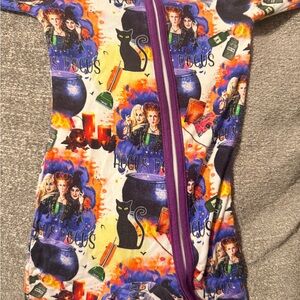 Bliss Hocus Pocus Kids Footie - Purple and Multicolor